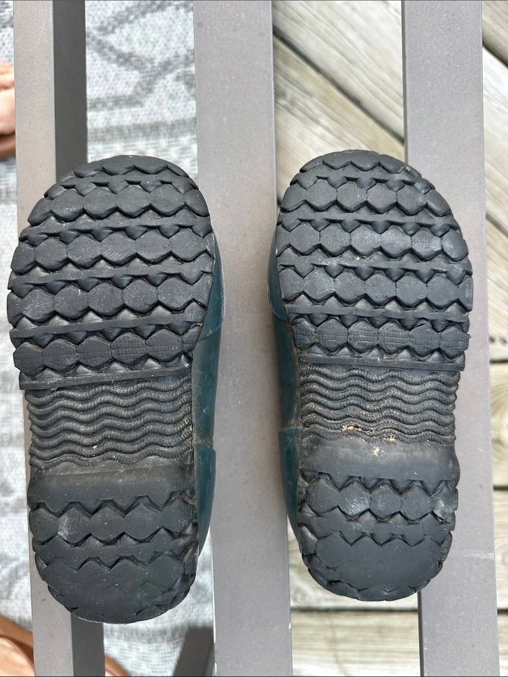 Bogs Green & Navy Kids Waterproof Boots